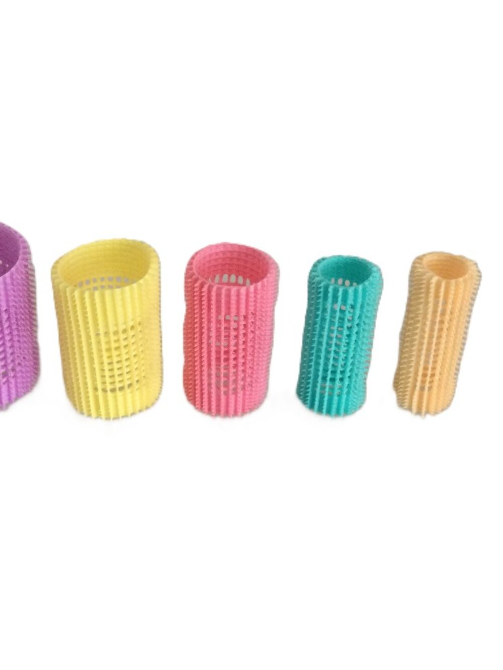 Vintage Sally Beauty Multi Size Velcro Hair Roller Set 21 Pc with Original Case - Picture 4 of 6